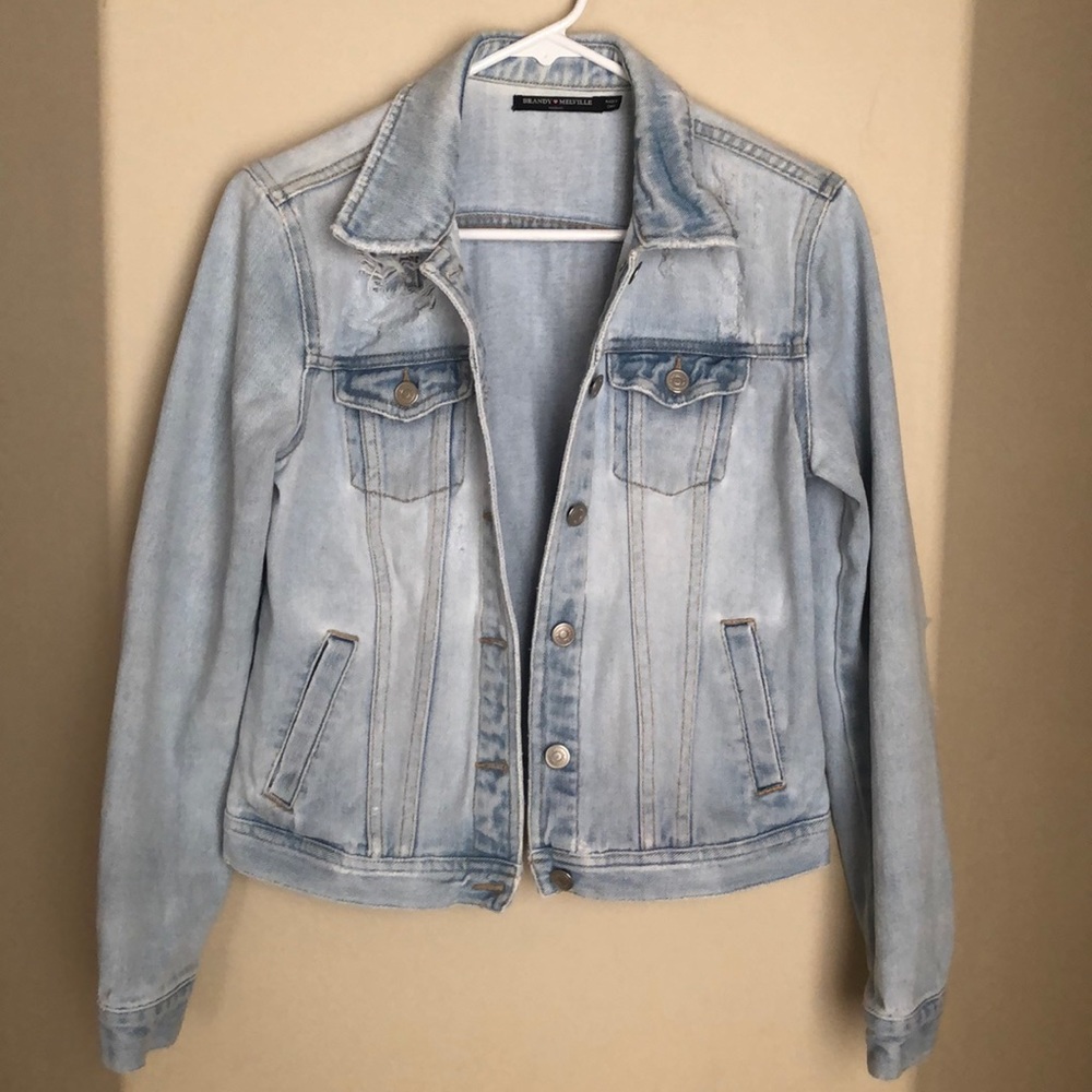 Distressed Denim Jacket